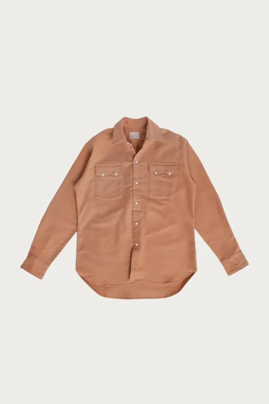 Moleskin Pearl Snap Shirt - Nectar made by Wythe NY
