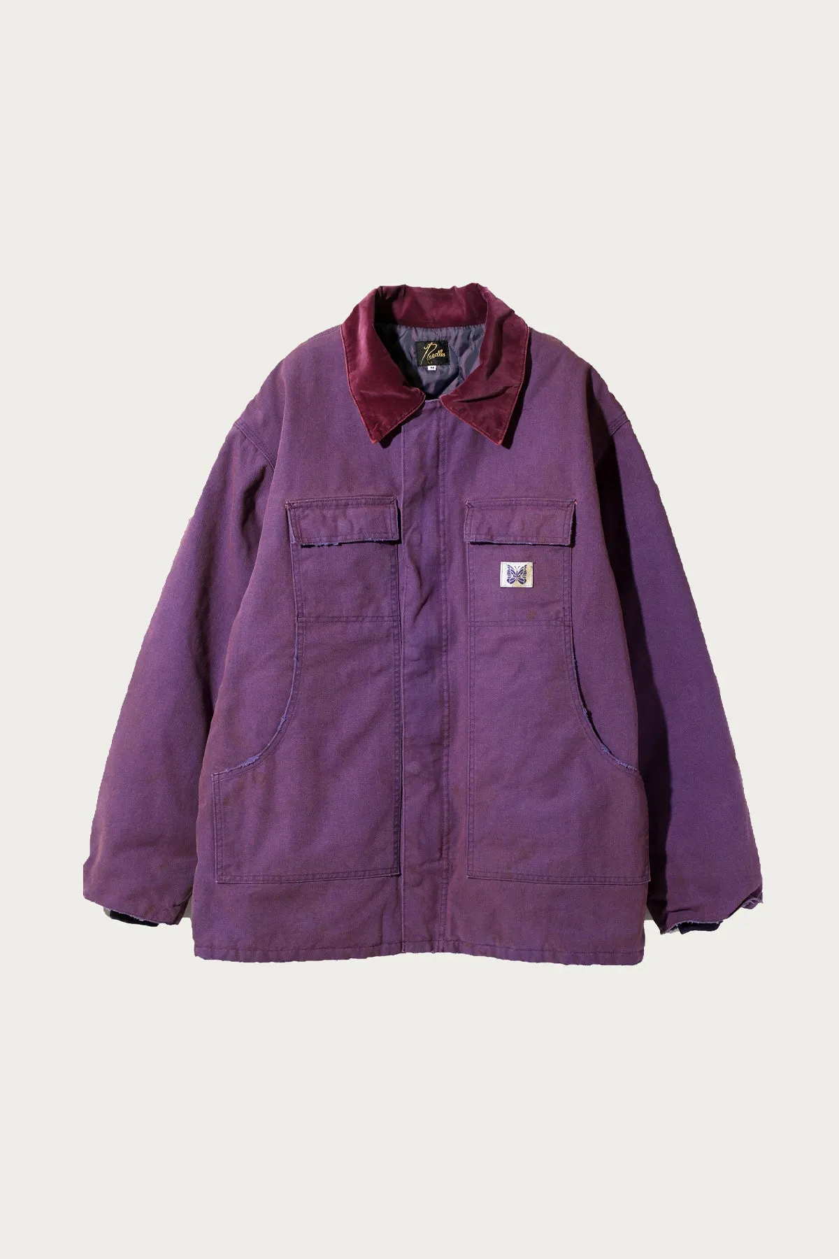 Lumberjack Coat - Purple 11oz Cotton Oxford sold by Canoe Club
