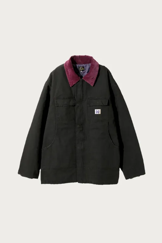 Lumberjack Coat - Black 11oz Cotton Oxford sold by Canoe Club