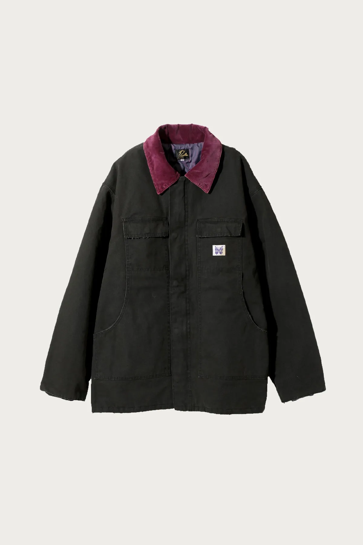 Lumberjack Coat - Black 11oz Cotton Oxford sold by Canoe Club