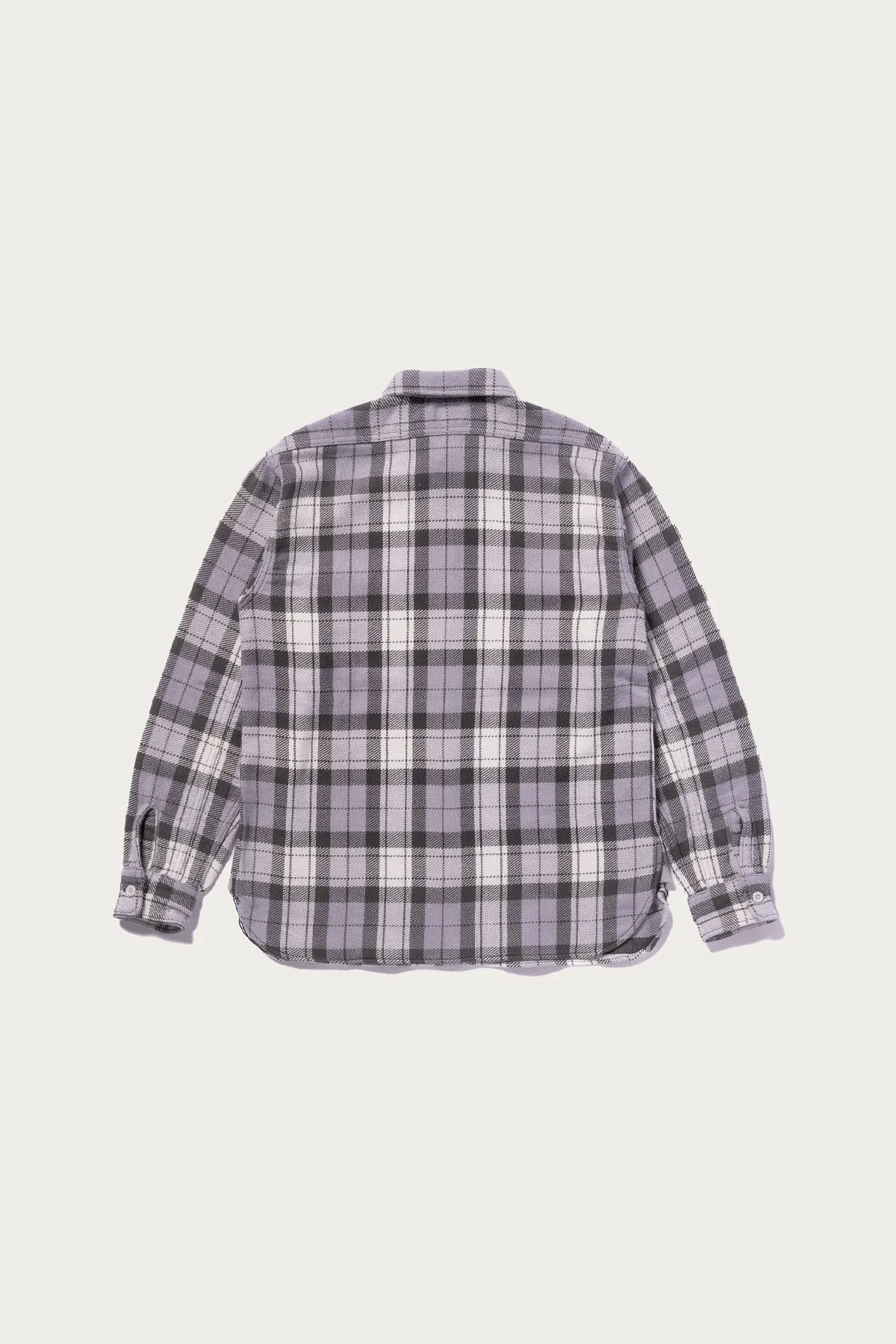 8HU Block Check Summer Flannel Shirt - Black/Grey sold by Canoe Club product image thumbnail 2