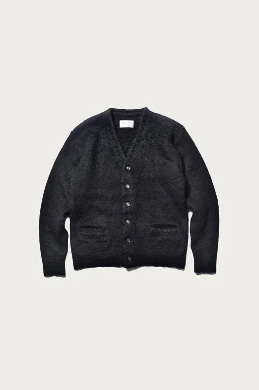 JM Mohair Cardigan - Black sold by Canoe Club