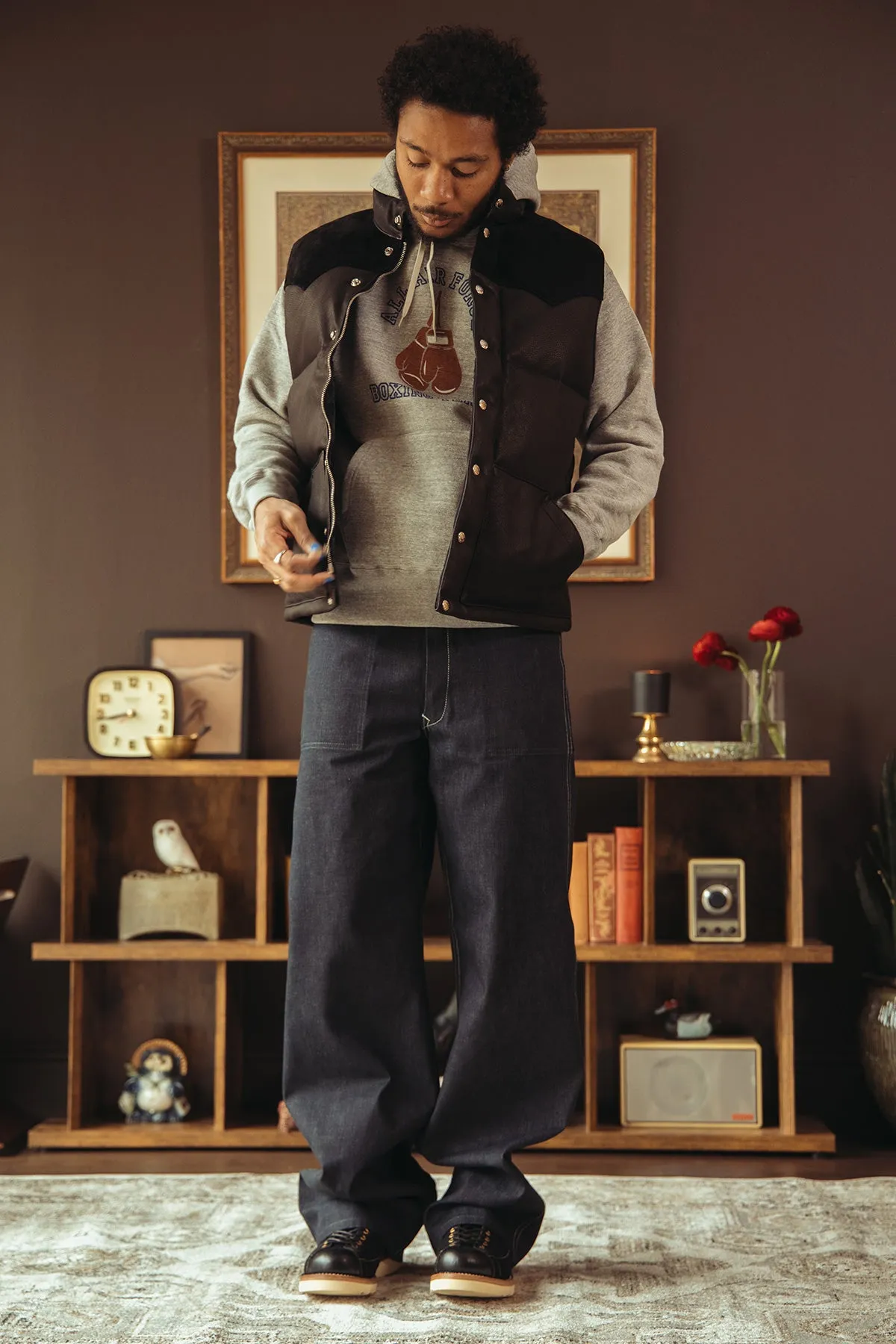 WWII Denim Work Trousers - Indigo sold by Canoe Club product image thumbnail 2