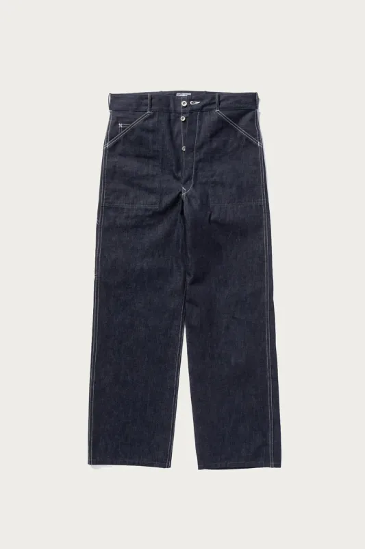 WWII Denim Work Trousers - Indigo made by The Real McCoy's