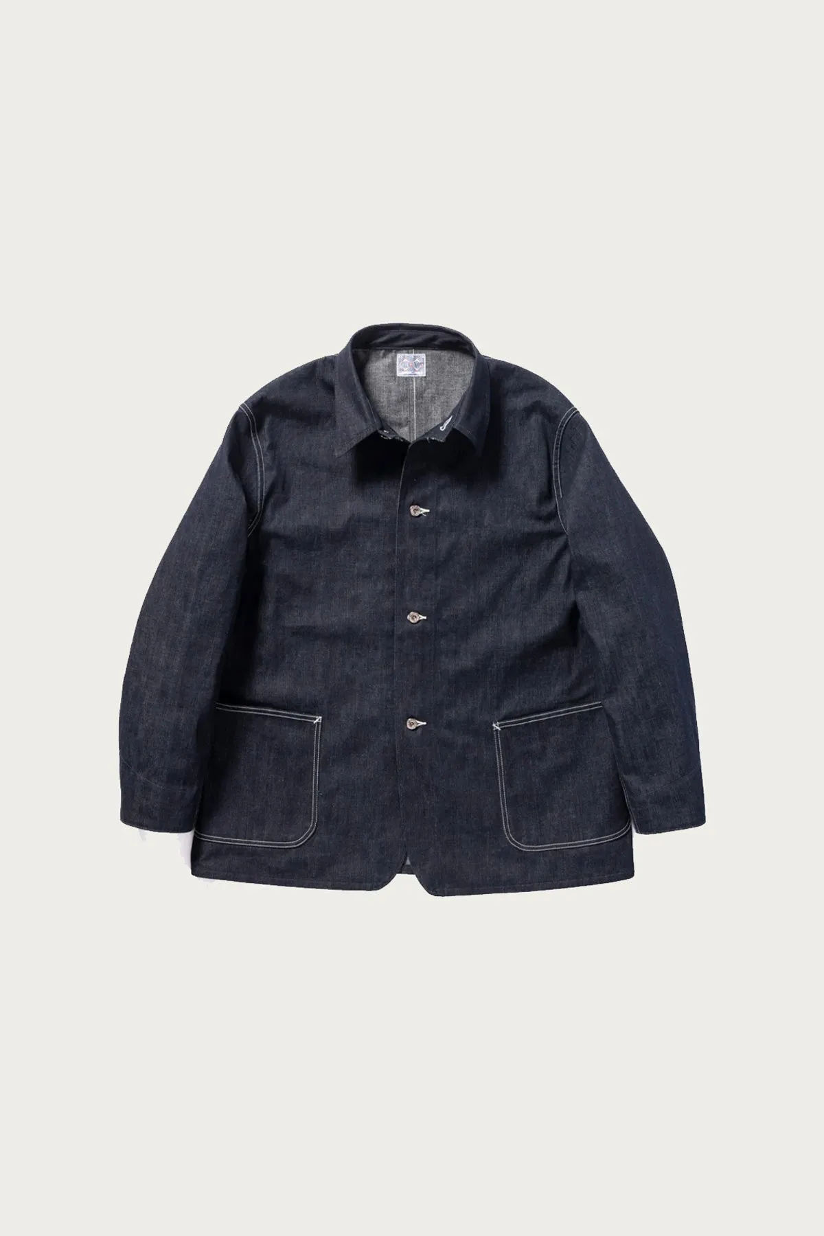 WWII Denim Chore Coat - Indigo sold by Canoe Club