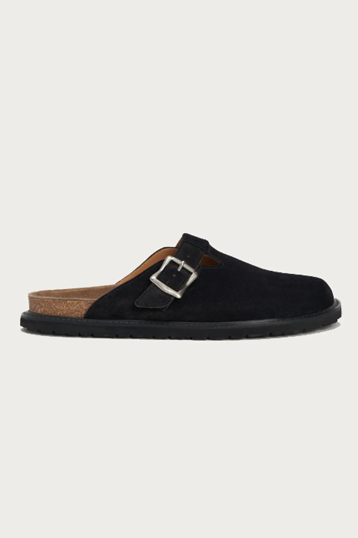 Buggs Seude Clog - Black sold by Canoe Club