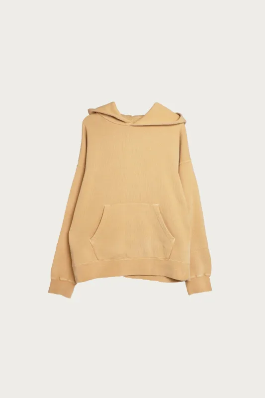 Jumbo SB Hoodie P.O. DMGD (U.D.) - Mustard made by Visvim