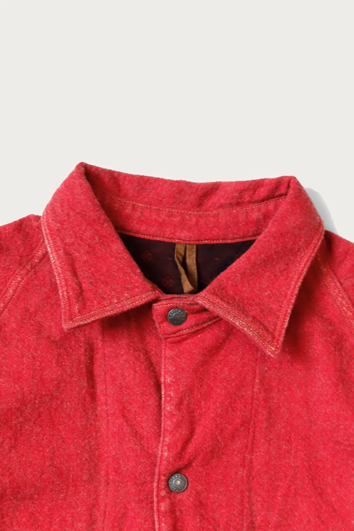 Twill Aging-Wool CACTUS Coverall - Red sold by Canoe Club product image thumbnail 3