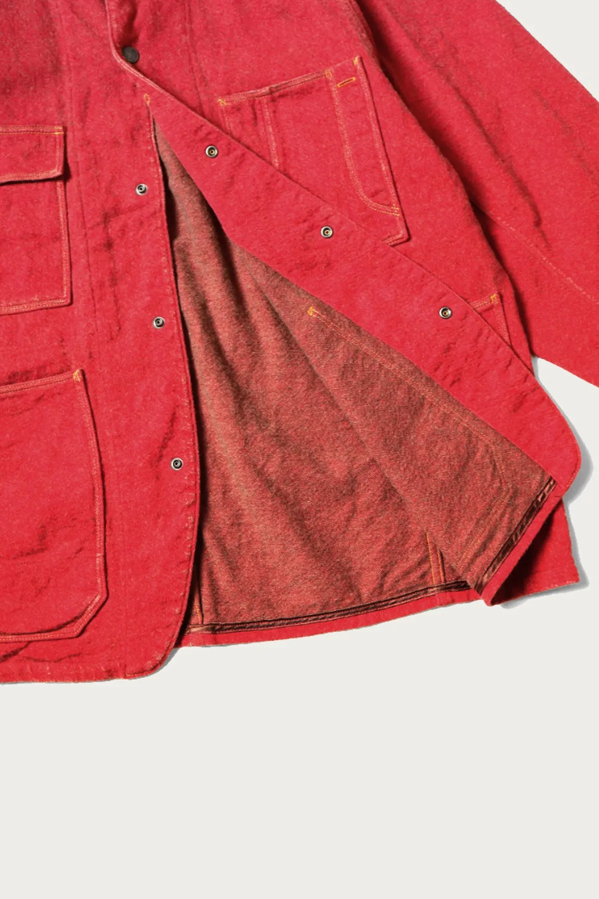 Twill Aging-Wool CACTUS Coverall - Red sold by Canoe Club product image thumbnail 5