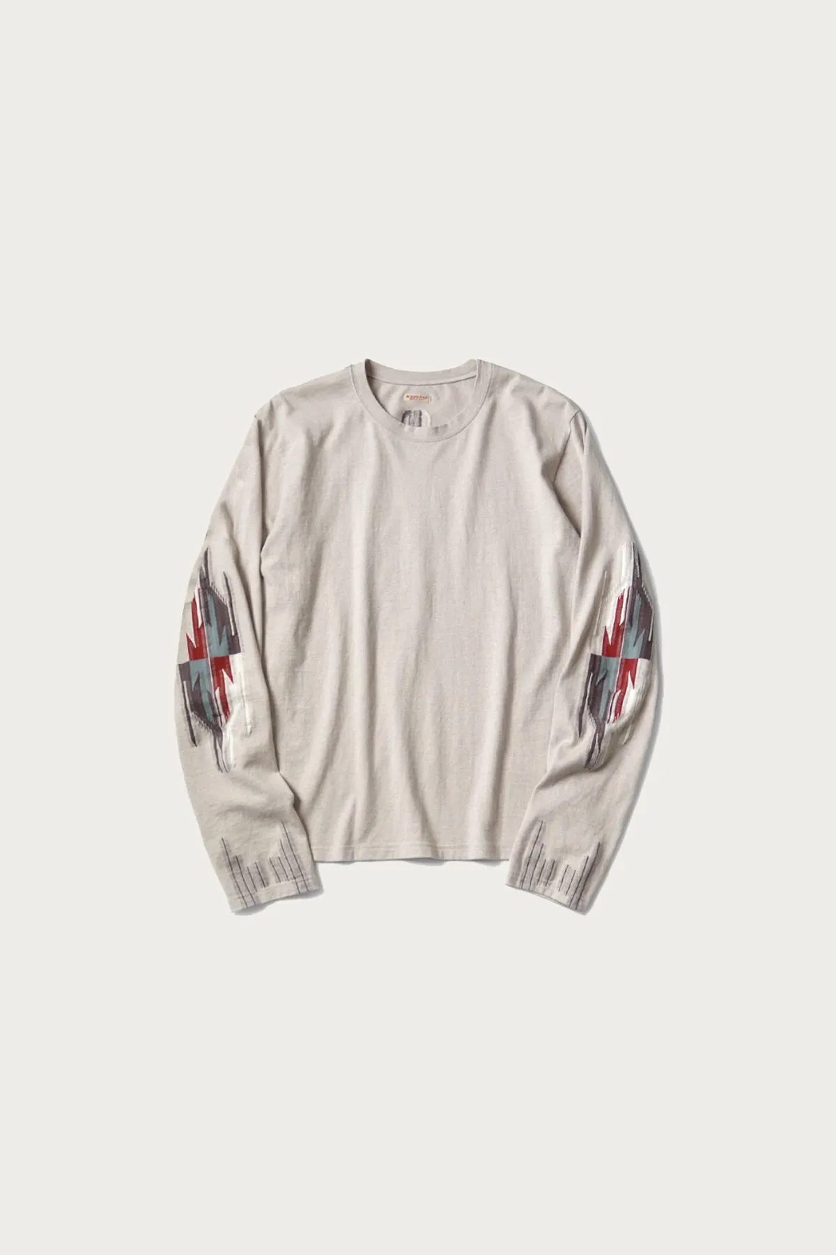 Ortega Jersey Crew Long Sleeve T - Natural sold by Canoe Club