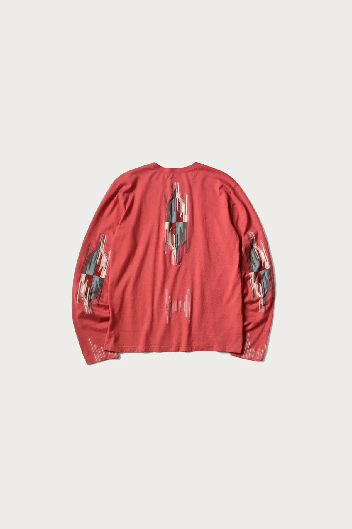 Ortega Jersey Crew Long Sleeve T - Red sold by Canoe Club product image thumbnail 2