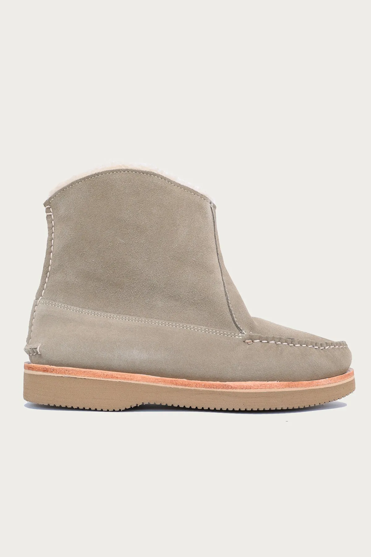 Engineered Garments x Easymoc Surf Boot - Stone Suede sold by Canoe Club