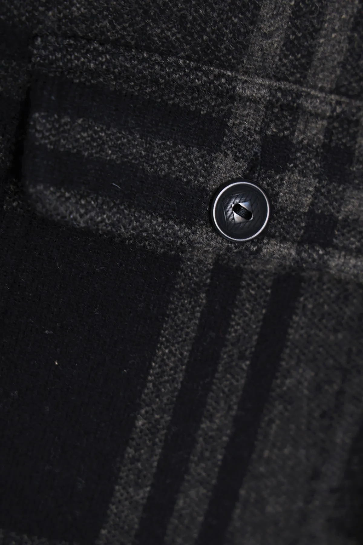 Wool/Cashmere Flannel - Black/Grey sold by Canoe Club product image thumbnail 2