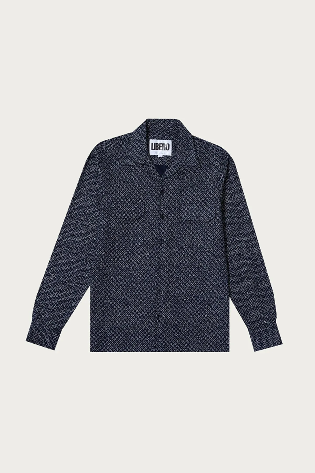 Diamanté LS Shirt - Navy sold by Canoe Club
