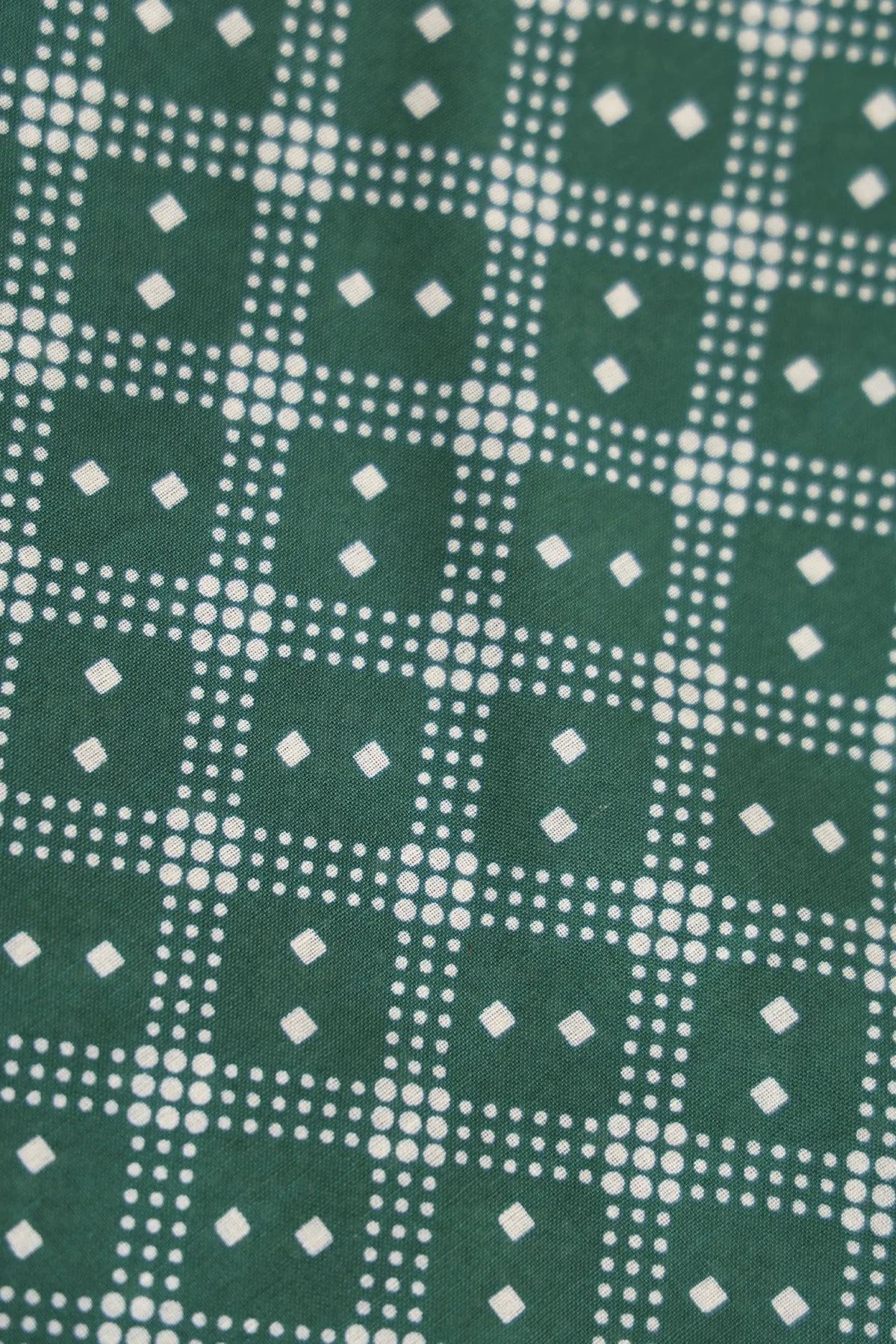 Shaker Dot Bandana Scarf - Evergreen sold by Canoe Club product image thumbnail 2