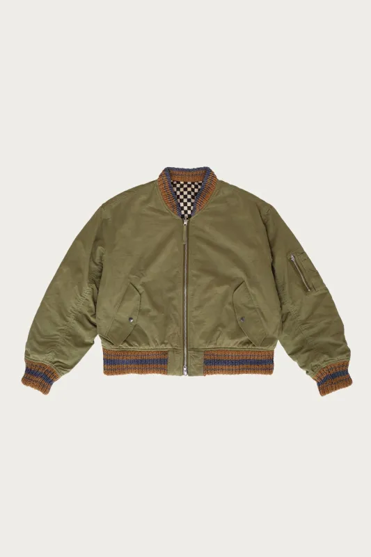 Seed Bomber - Olive Wonky-Wear made by Story Mfg.