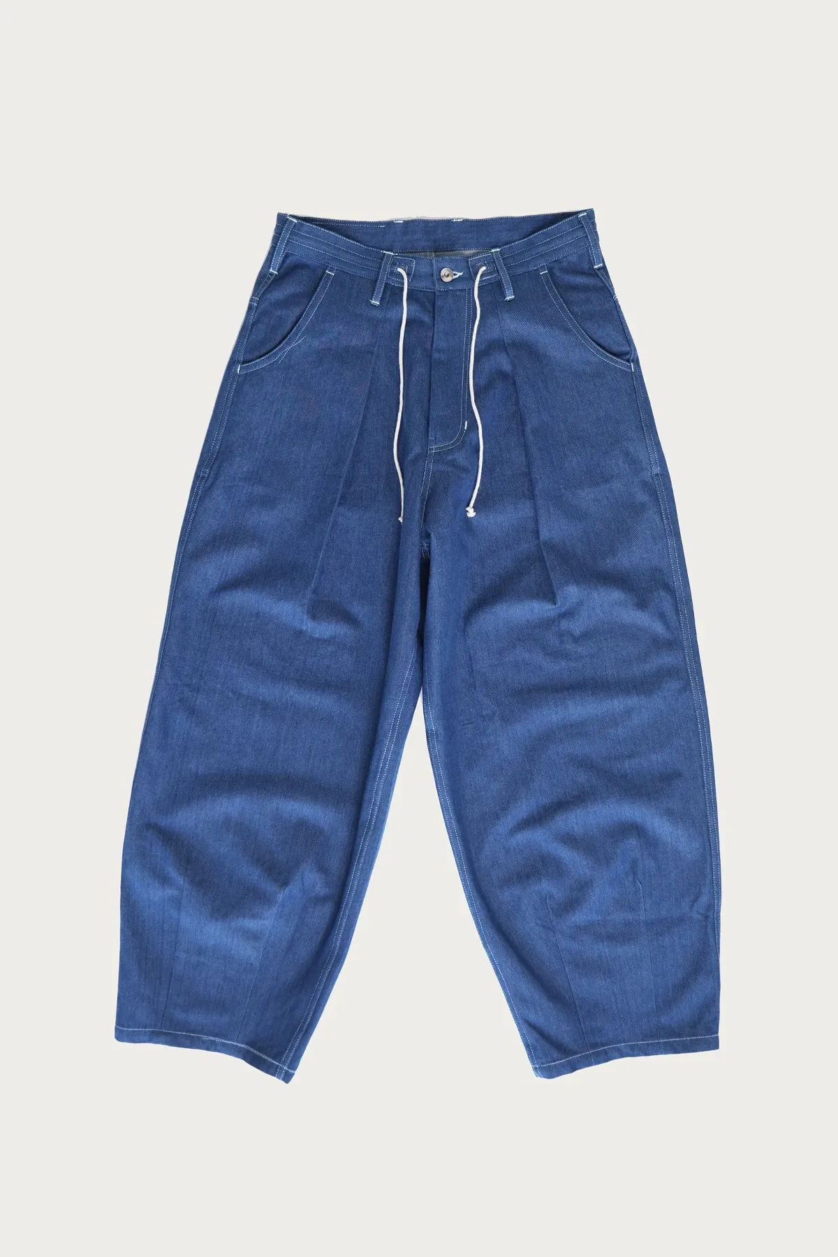 Lush Pants - Indigo Denim Wonky-Wear sold by Canoe Club