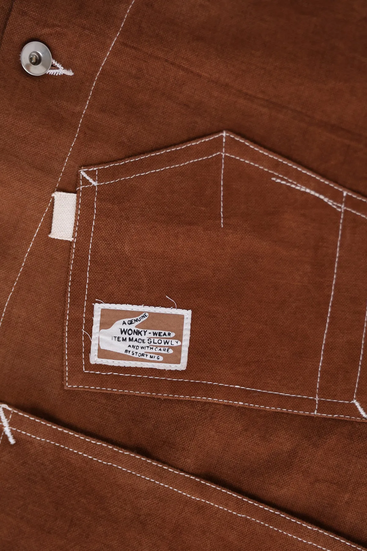 Station Jacket - Brown Wonky-Wear sold by Canoe Club product image thumbnail 3