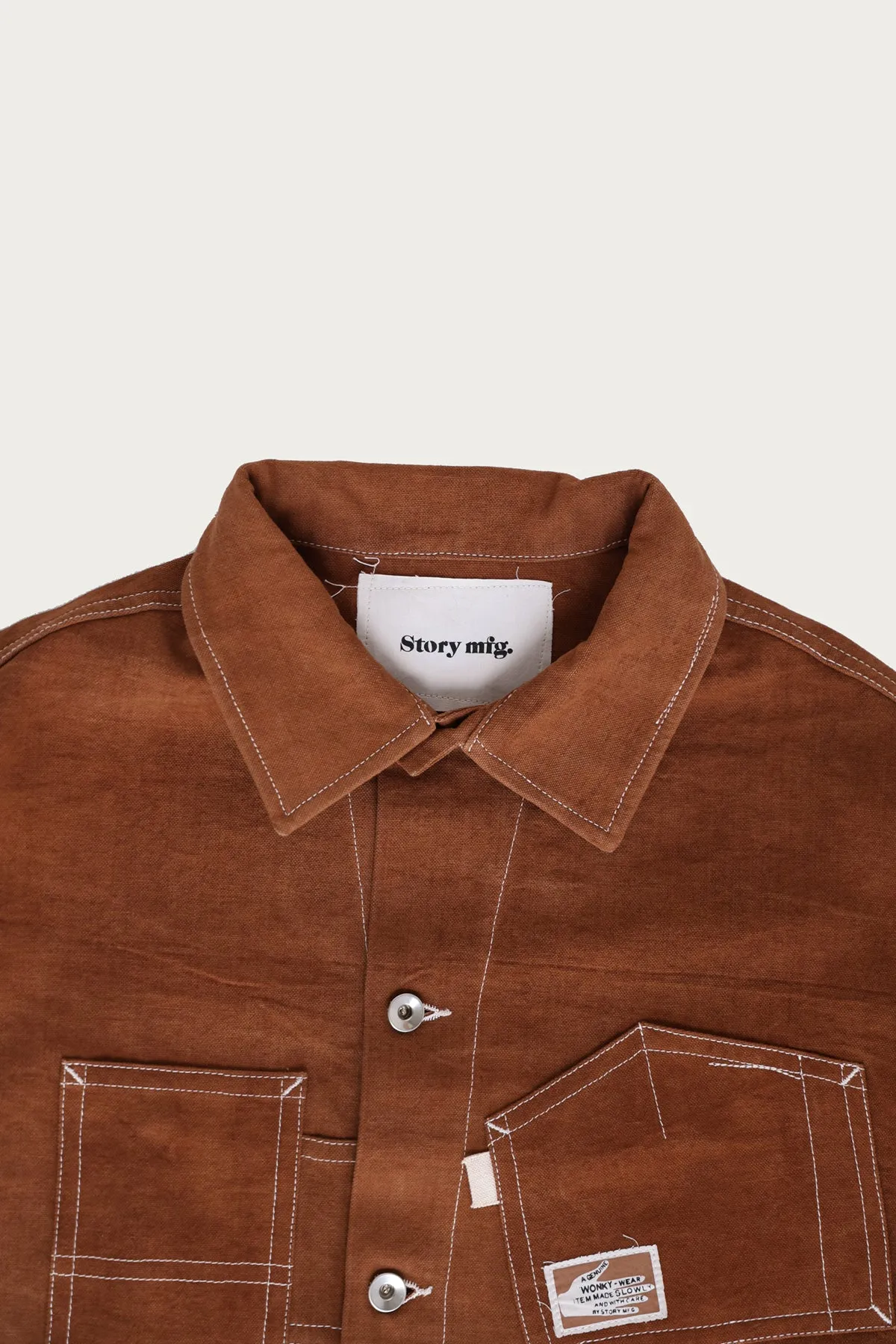 Station Jacket - Brown Wonky-Wear sold by Canoe Club product image thumbnail 2