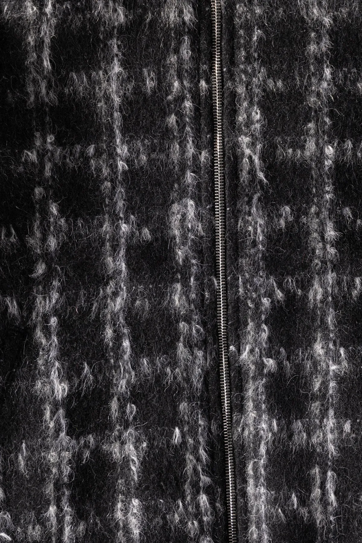 Cropped Slow Jacket - Mohair Check sold by Canoe Club product image thumbnail 2