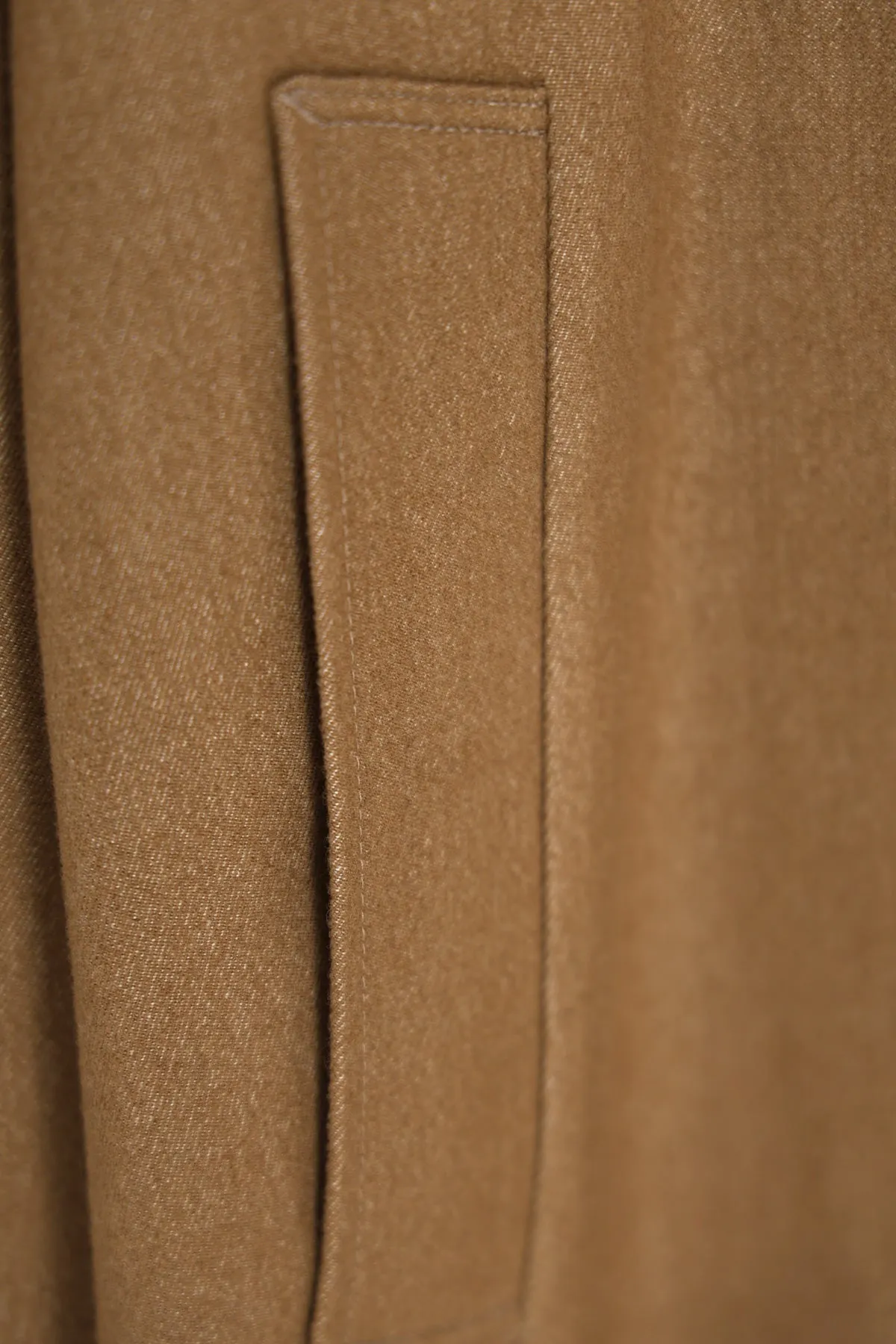 Boxy Overcoat - Taupe/Beige Melange sold by Canoe Club product image thumbnail 3