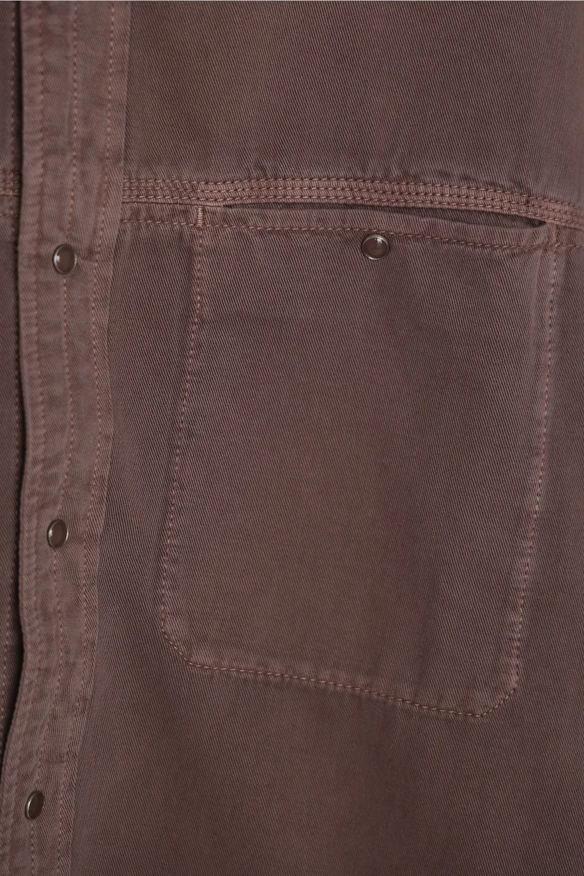 Denim Shirt With Snaps - Denim Snow Mauve sold by Canoe Club product image thumbnail 2