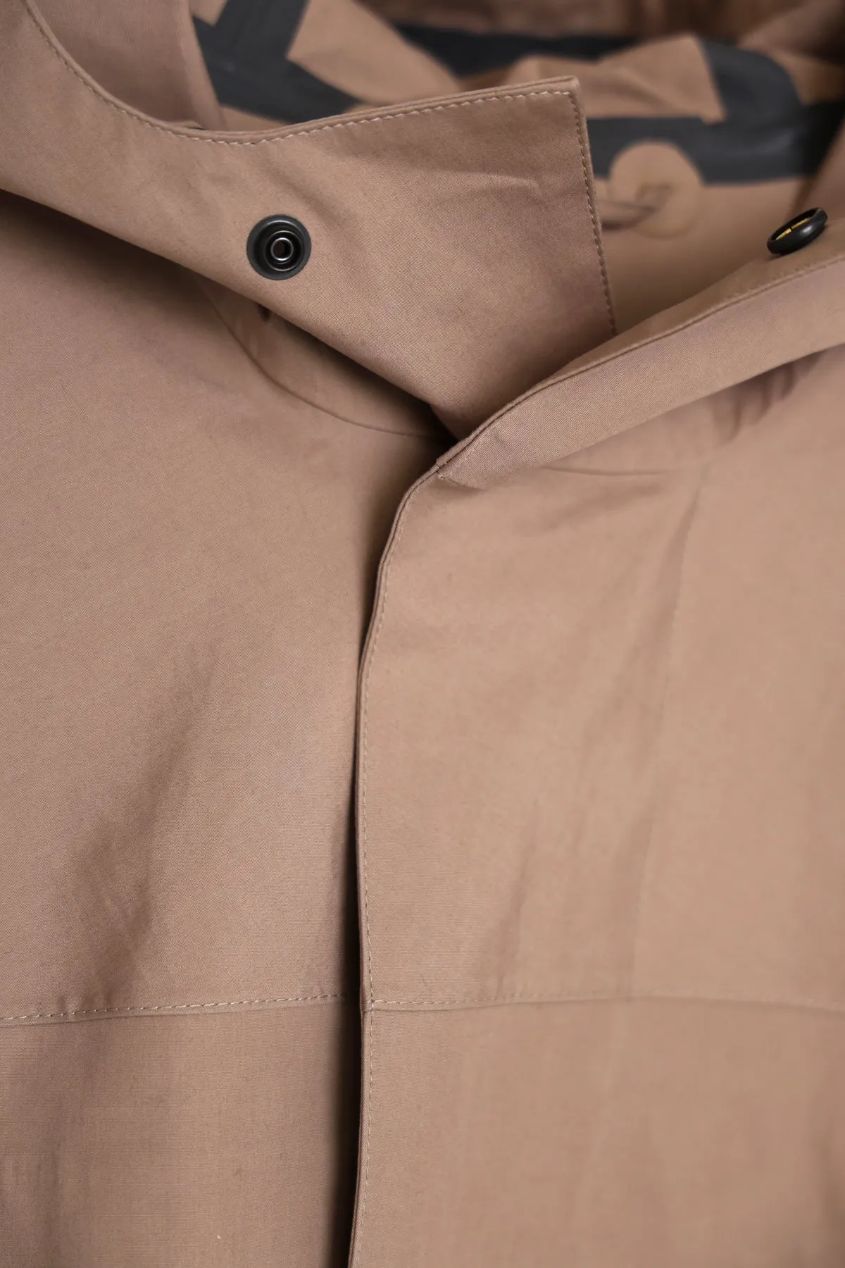 Soft Technical Parka - Latte Coffee sold by Canoe Club product image thumbnail 2
