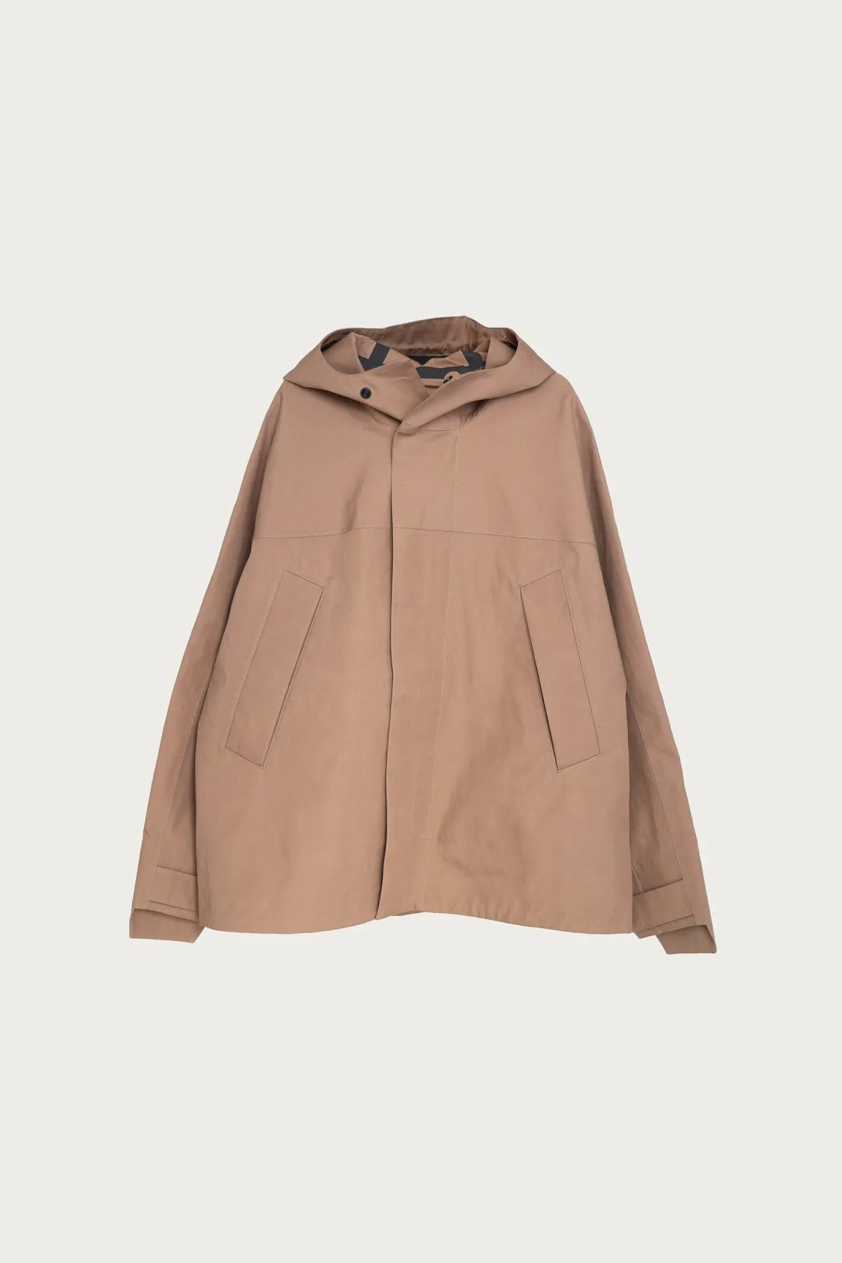 Soft Technical Parka - Latte Coffee sold by Canoe Club