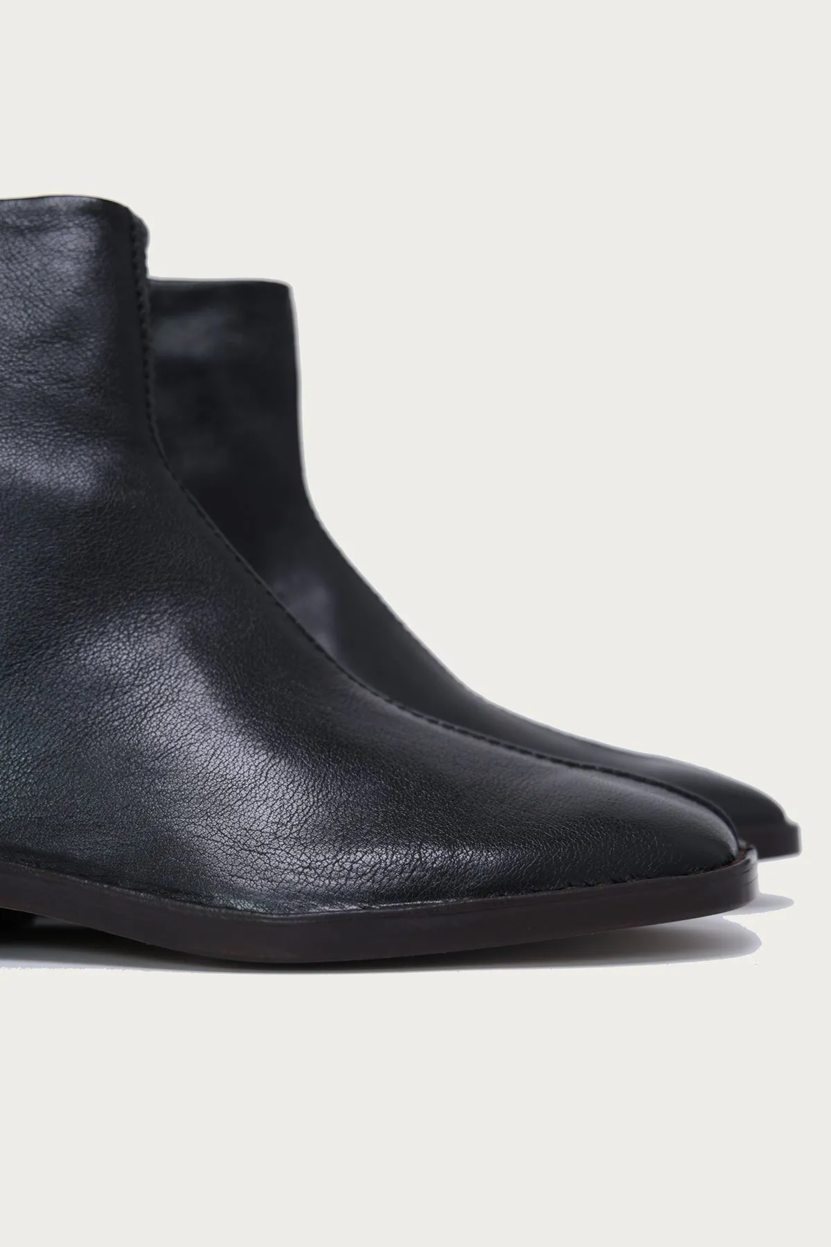 Piped Zipped Boots - Black sold by Canoe Club product image thumbnail 5