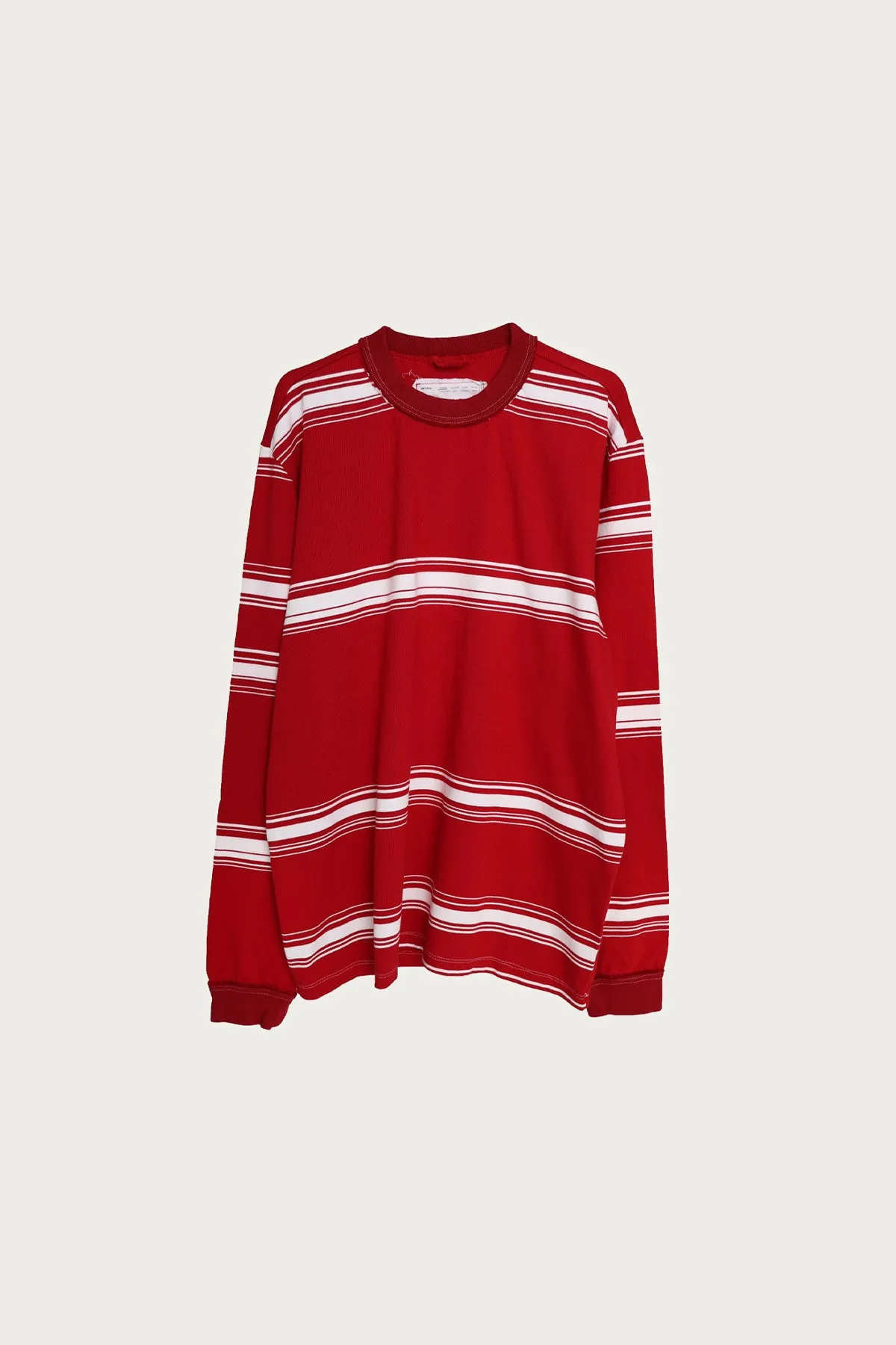 Big L/S Tee - Red/White sold by Canoe Club