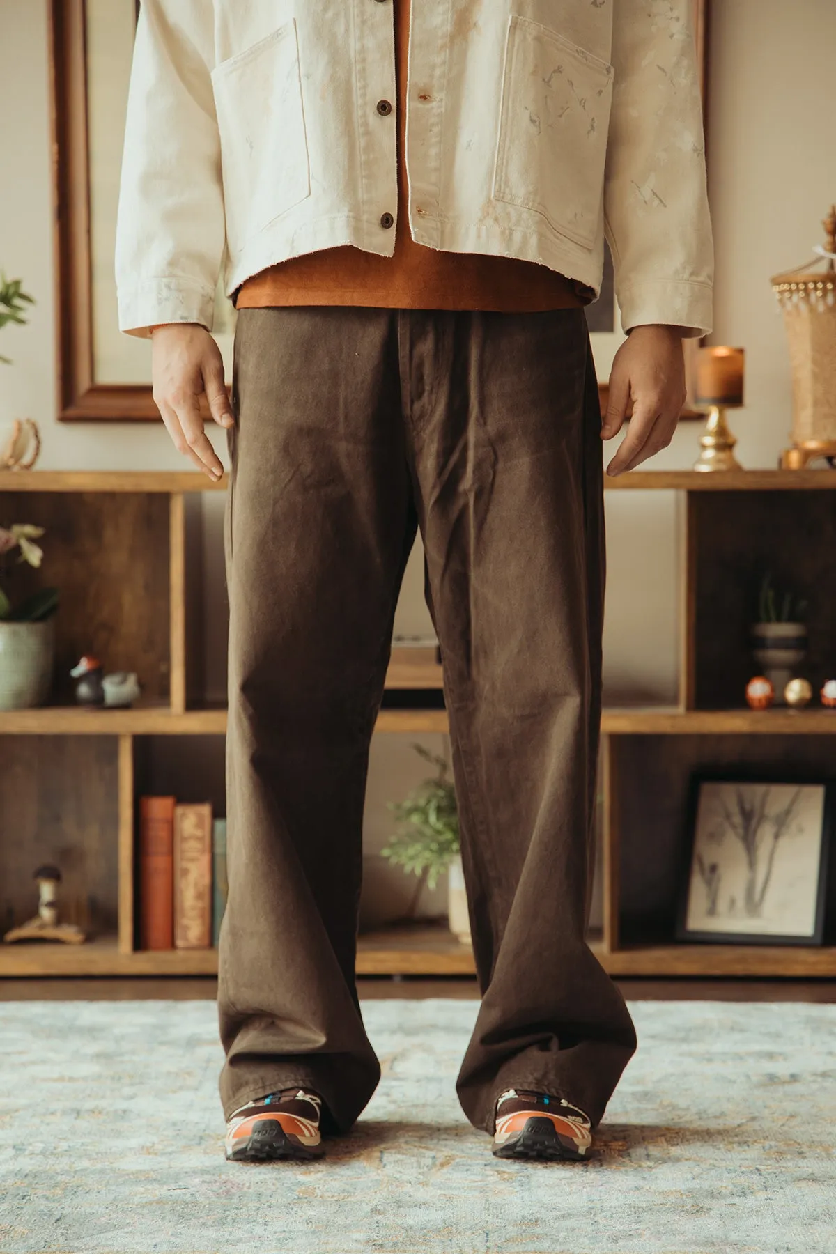 Lot.209 Buckle-Backed Trouser - Damaged Mud Dye sold by Canoe Club product image thumbnail 2