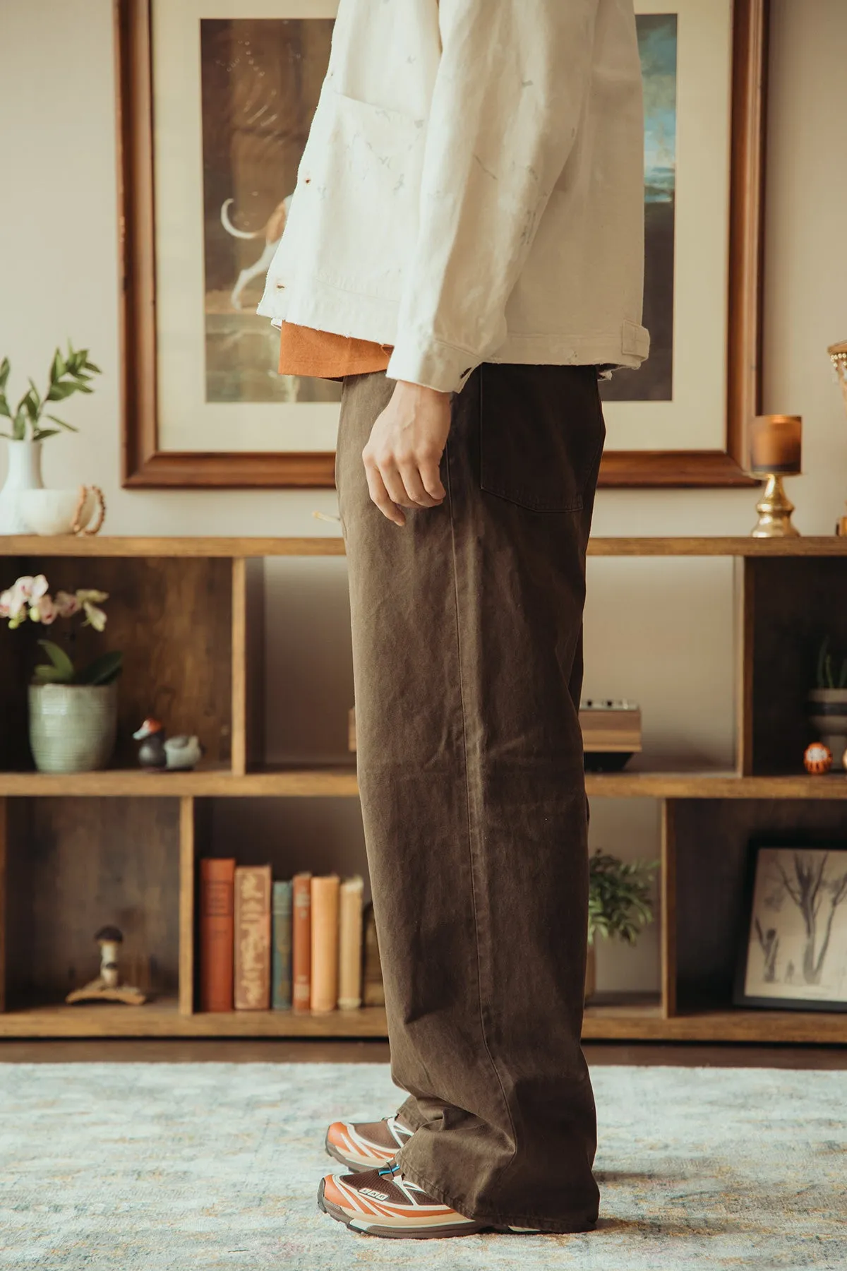 Lot.209 Buckle-Backed Trouser - Damaged Mud Dye sold by Canoe Club product image thumbnail 3