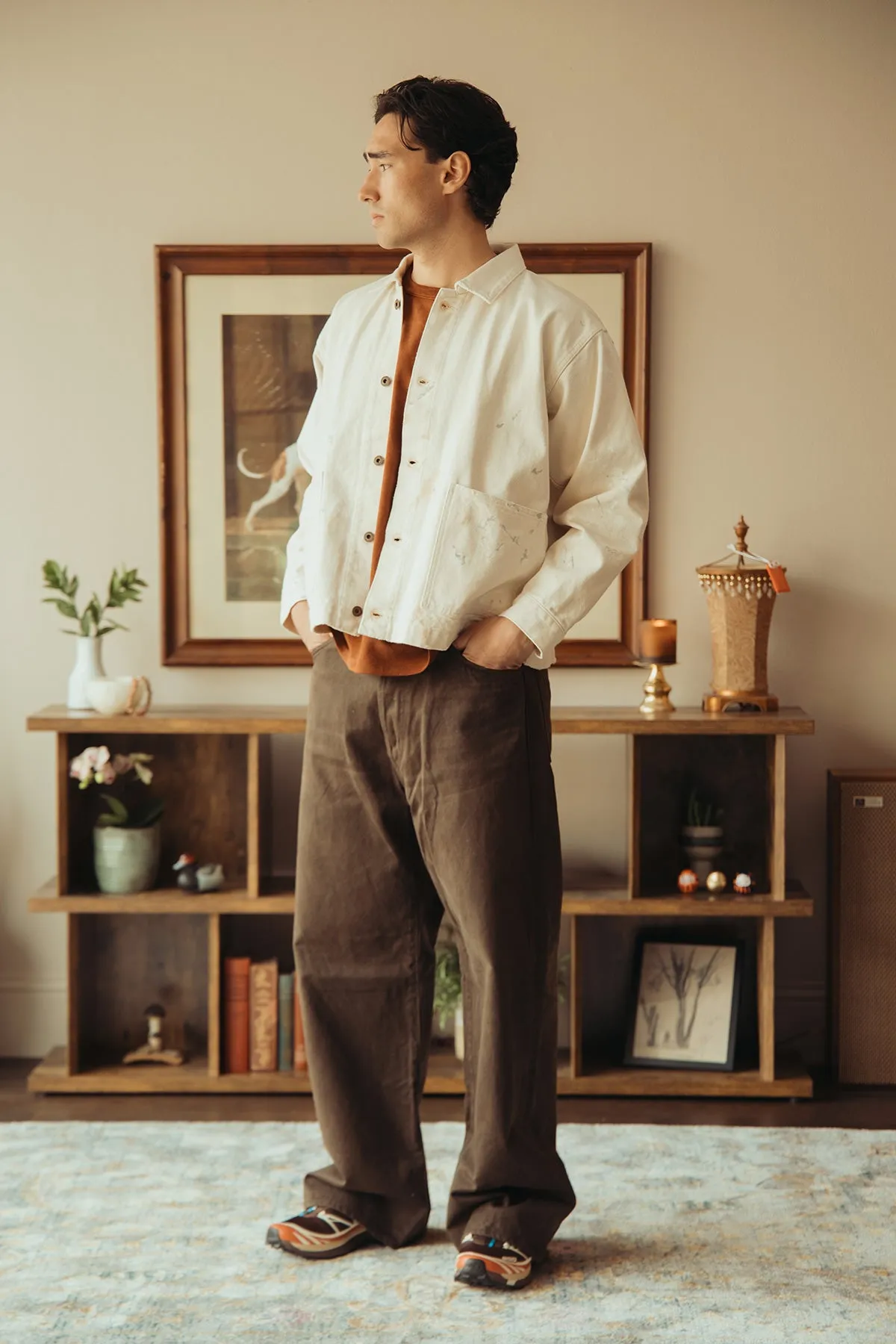 Lot.209 Buckle-Backed Trouser - Damaged Mud Dye sold by Canoe Club product image thumbnail 4