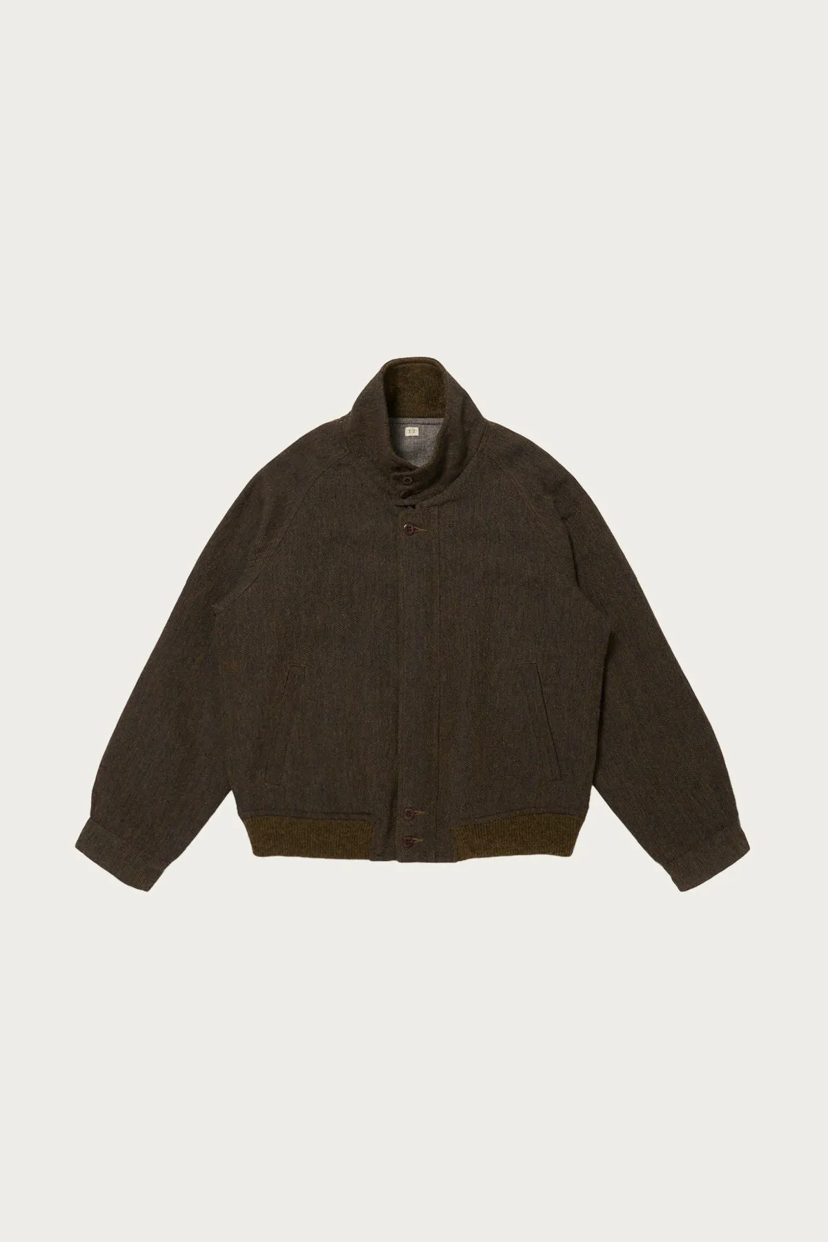 Lot.317 Stand-Up Collar Jacket - Brown sold by Canoe Club