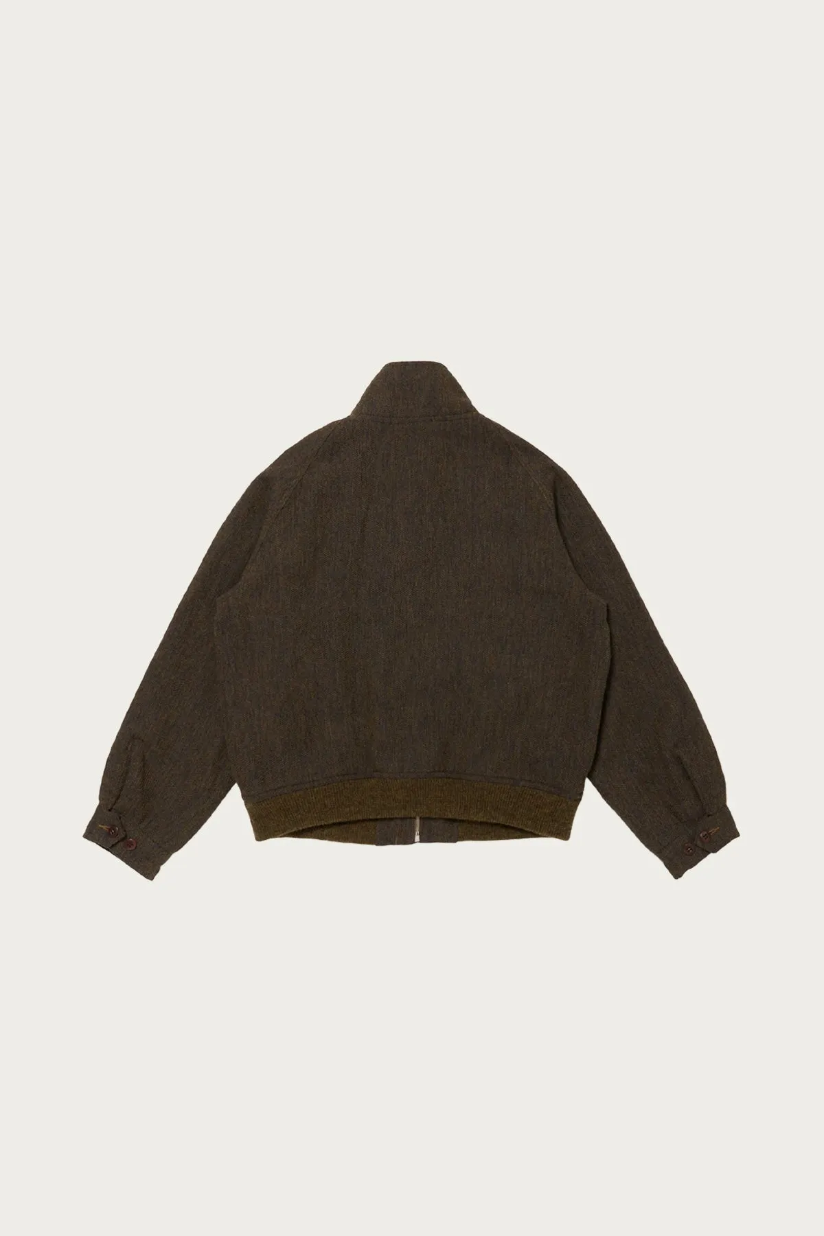 Lot.317 Stand-Up Collar Jacket - Brown sold by Canoe Club product image thumbnail 2