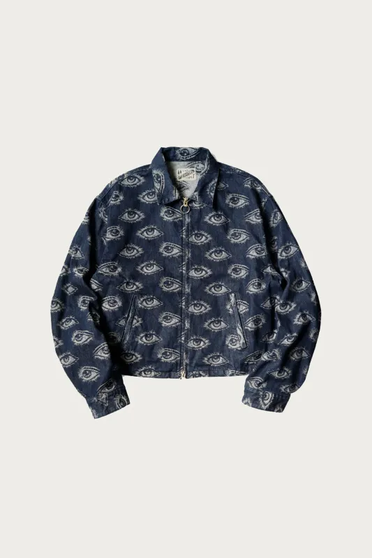 12oz SPEAKEASY Denim Drizzler JKT - Indigo made by Kapital