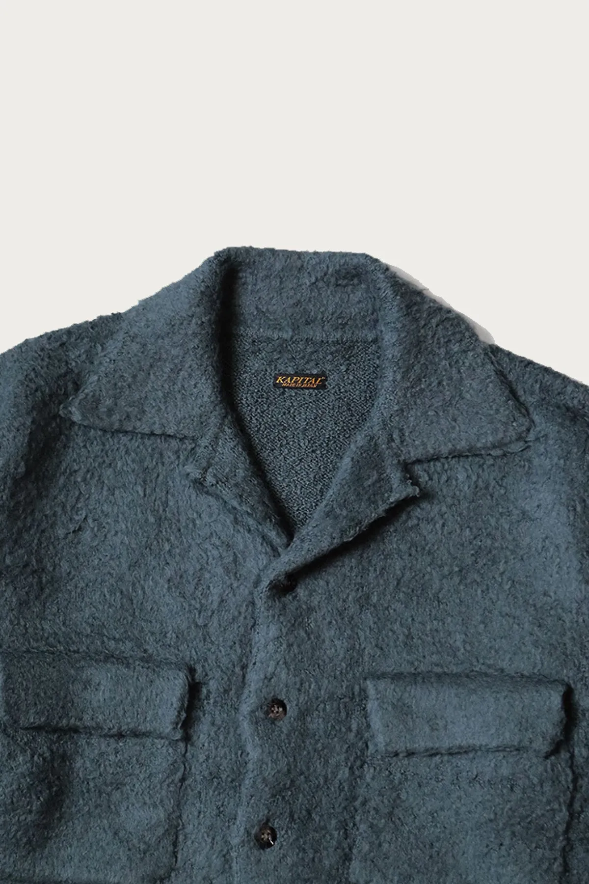 7G Shaggy Knit Board Shirt - Blue Grey sold by Canoe Club product image thumbnail 2