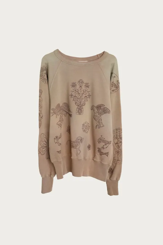 Wilson Crewneck - Taupe made by Samuel Zelig