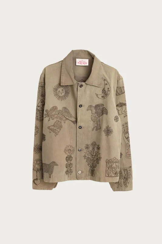 Wilson Chore Coat - Brown made by Samuel Zelig