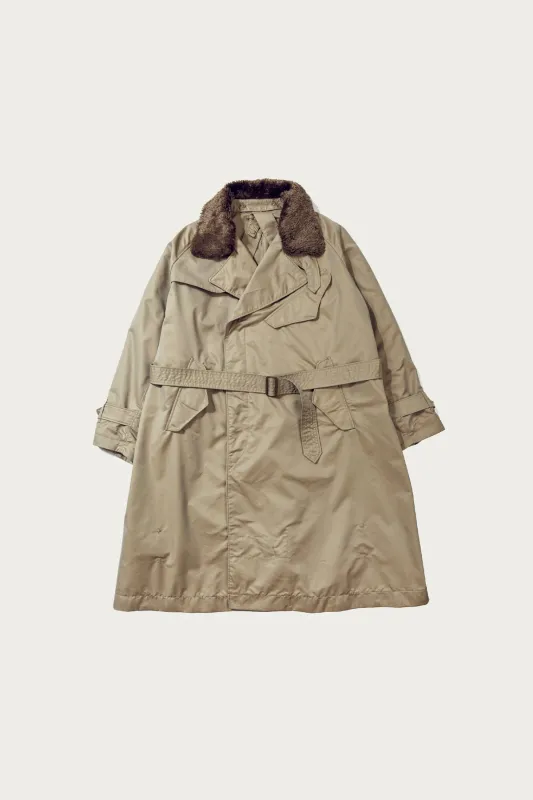 Storm Coat - Khaki Nylon 3 Layer Cloth made by Engineered Garments