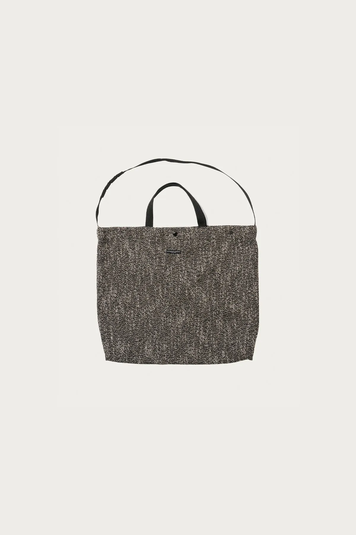 Carry All Tote - Brown/Black Wool Homespun sold by Canoe Club