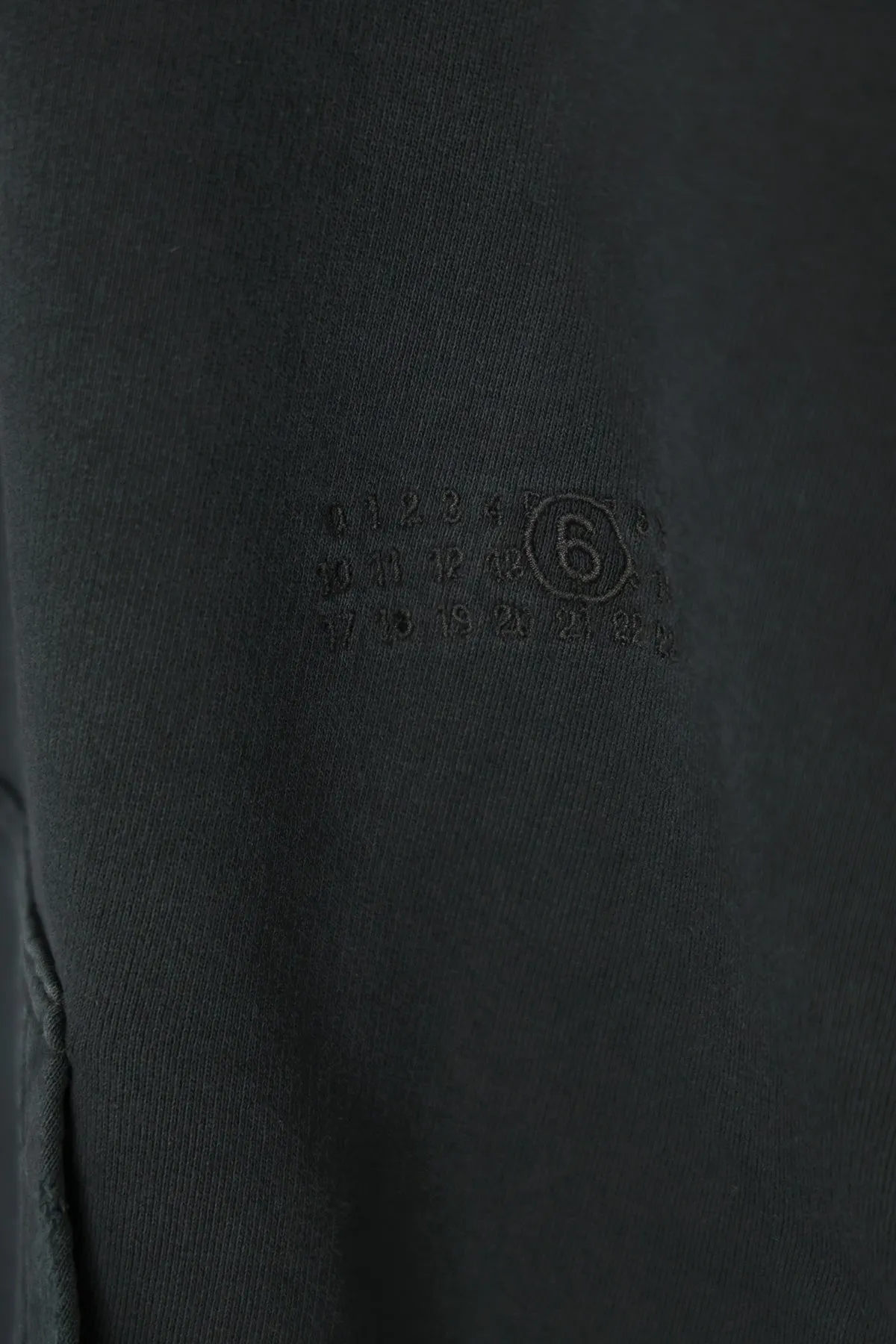 Distressed Numbers Crewneck - Dark Gray sold by Canoe Club product image thumbnail 2