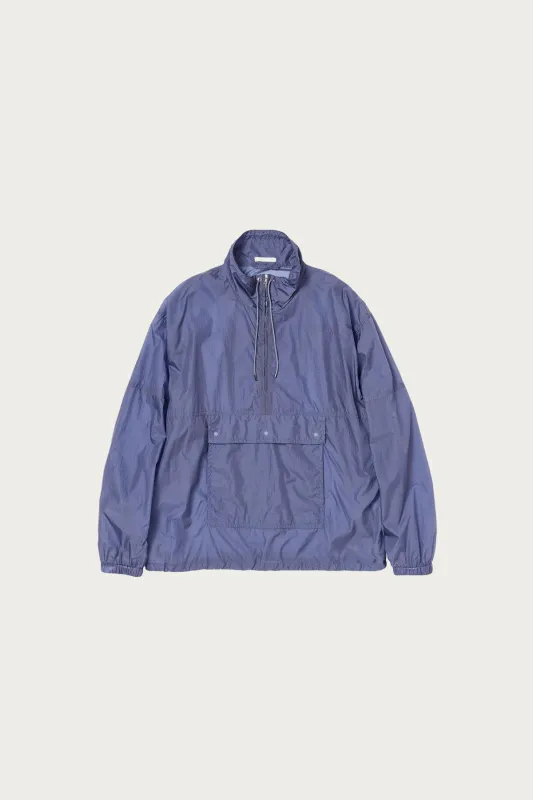 Washed Super Light Airy Nylon Anorak - Light Purple made by Auralee