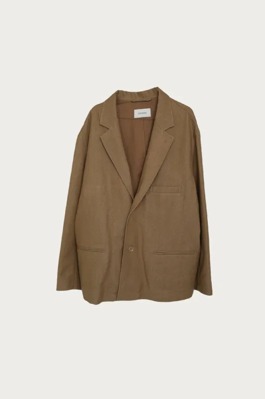 Relaxed SB Workwear Jacket - Taupe/Beige Melange sold by Canoe Club
