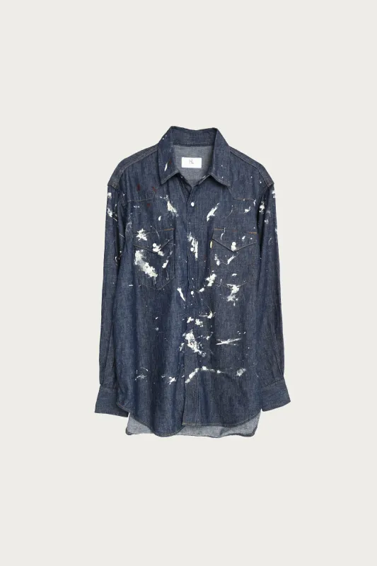 Denim Western Shirt - Indigo made by Herill