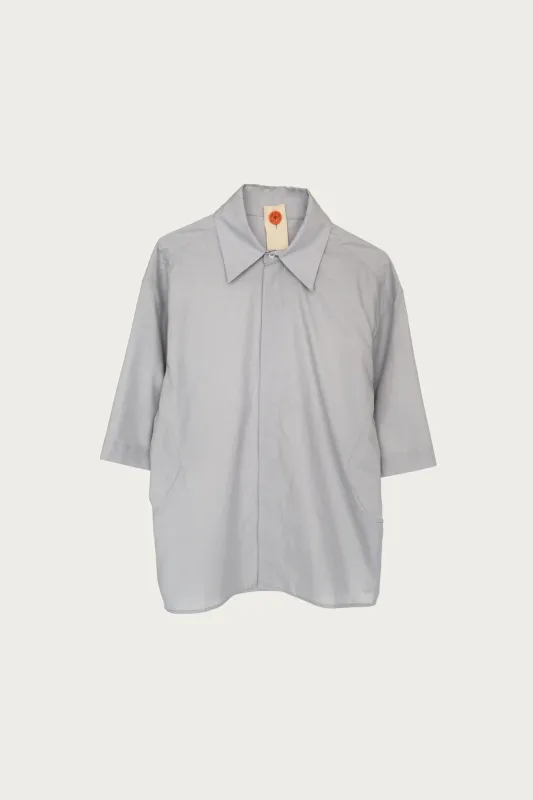 Short Sleeve Gusset Shirt - Fog made by Bardo