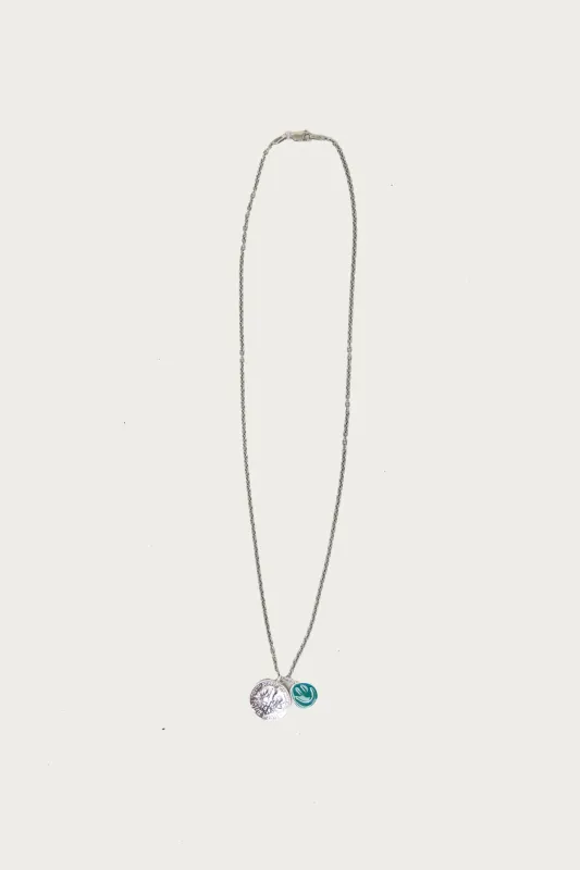 Turquoise Smiley Necklace made by Canoe Club