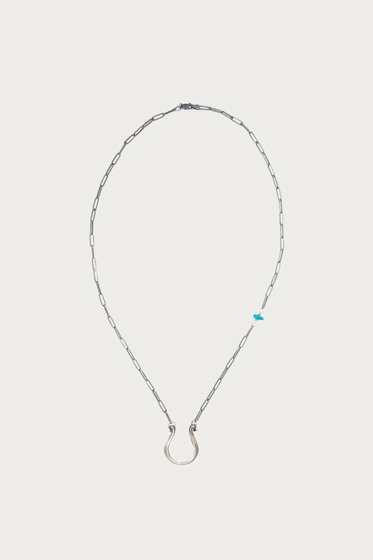 Coin Horseshoe and Turquoise Necklace sold by Canoe Club