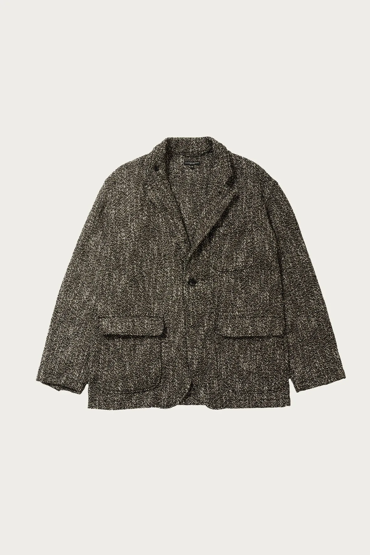 Loiter Jacket - Brown/Black Wool Homespun sold by Canoe Club