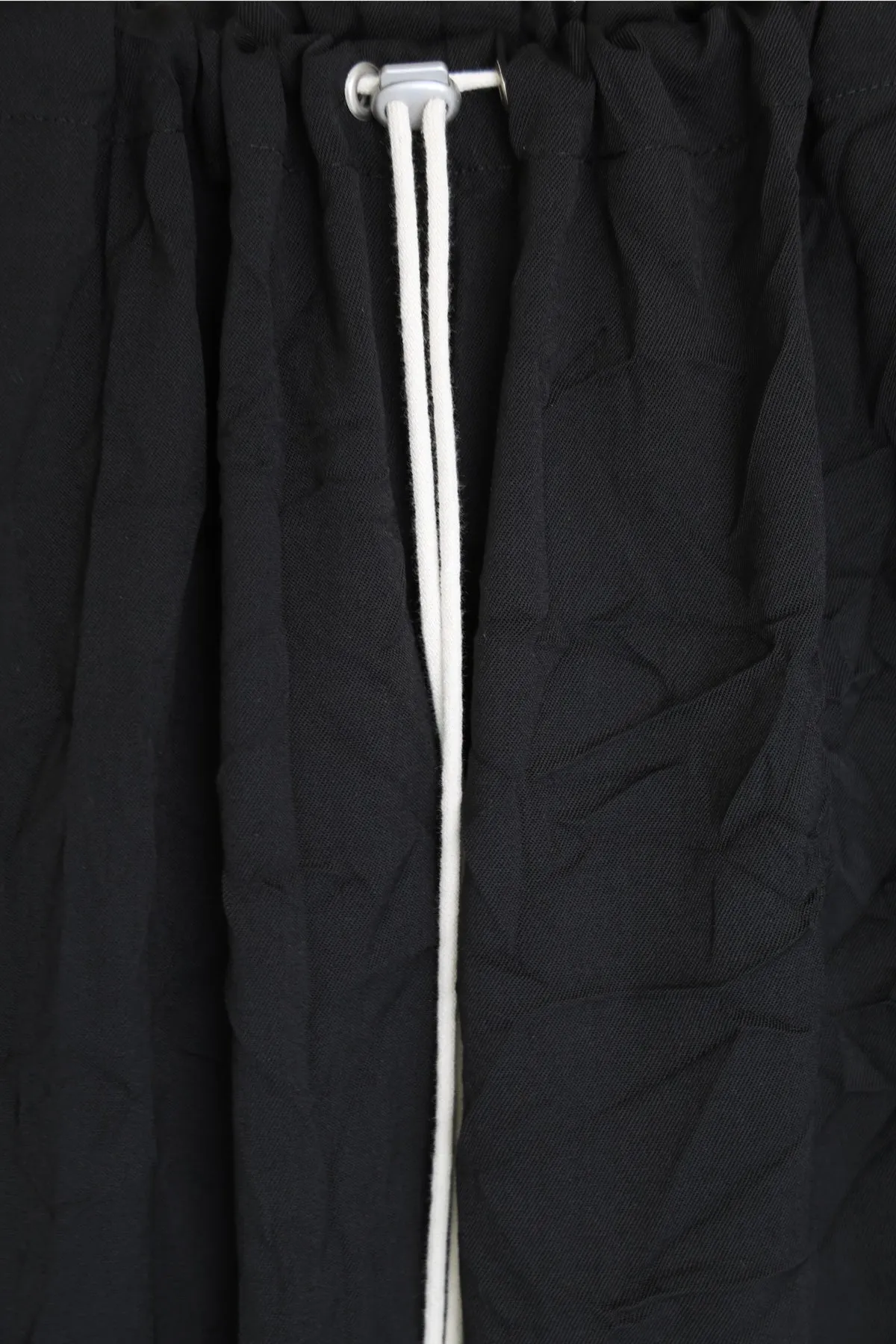Simple Pants - Black Wrinkled Wool/Poly Twill sold by Canoe Club product image thumbnail 2